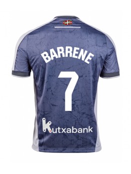 Real Sociedad Ander Barrenetxea #7 Replika Borta Kläder 2025-26 Kortärmad